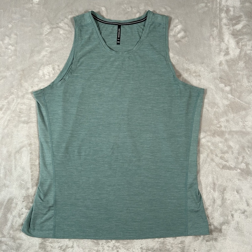 New Ten Thousand Versatile Tank Mens 2XL Green Mesh Performance Running Training